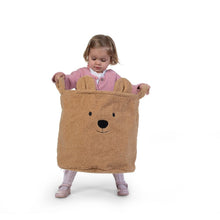 Load image into Gallery viewer, Childhome Teddy Storage Basket - Brown - 40x40x40CM
