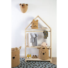 Load image into Gallery viewer, Childhome Teddy Storage Basket - Brown - 40x40x40CM
