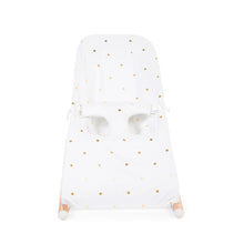 Load image into Gallery viewer, Childhome Evolux Bouncer Cover - Jersey Gold Dots
