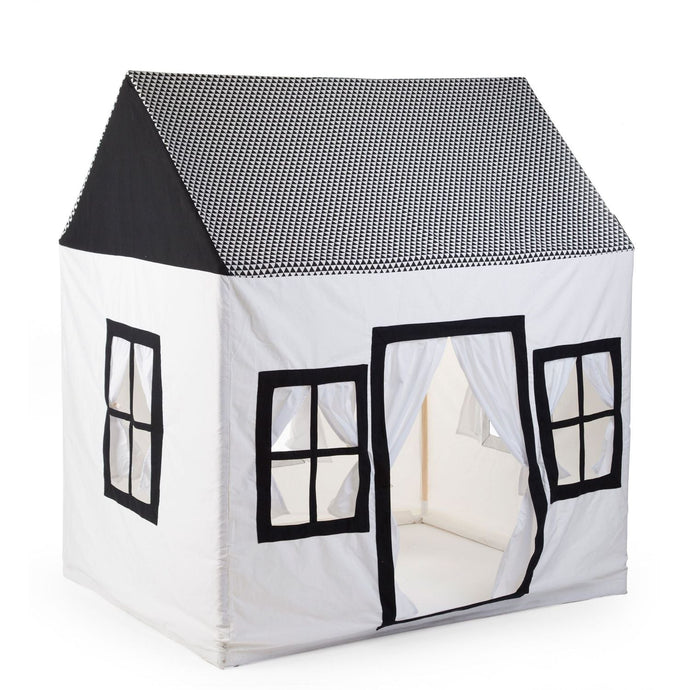 Childhome Large Playhouse - Black White - 125x95x145CM