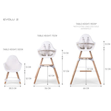 Load image into Gallery viewer, Childhome Evolu 2 High Chair - Natural White
