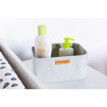 Load image into Gallery viewer, Childhome Set of 3 Hanging Storage Baskets - Light Grey - 21x14x10CM + 14x10x10CM
