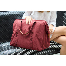 Load image into Gallery viewer, Childhome Mommy Bag Signature Nursery Bag - Urban Burgundy
