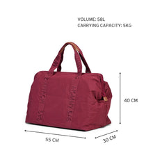 Load image into Gallery viewer, Childhome Mommy Bag Signature Nursery Bag - Urban Burgundy
