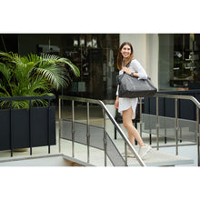 Load image into Gallery viewer, Childhome Mommy Bag Signature Nursery Bag - Urban Dark Grey
