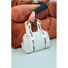 Load image into Gallery viewer, Childhome Mommy Club Signature Nursery Bag - Canvas White
