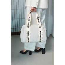 Load image into Gallery viewer, Childhome Mommy Club Signature Nursery Bag - Canvas White
