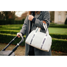 Load image into Gallery viewer, Childhome Mommy Club Signature Nursery Bag - Canvas White
