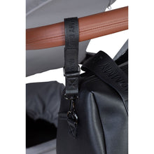 Load image into Gallery viewer, Childhome Mommy Club Signature Nursery Bag - Vegan Leather Black

