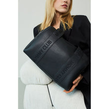 Load image into Gallery viewer, Childhome Mommy Club Signature Nursery Bag - Vegan Leather Black
