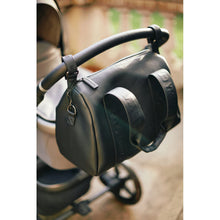 Load image into Gallery viewer, Childhome Mommy Club Signature Nursery Bag - Vegan Leather Black
