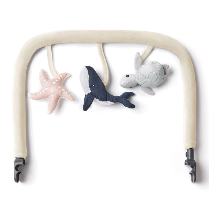 Ergobaby Evolve 3 in 1 Bouncer Toy Bar - Ocean Wonder Cream