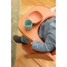 Load image into Gallery viewer, Childhome Evosit High Chair and Feeding Tray - Rust
