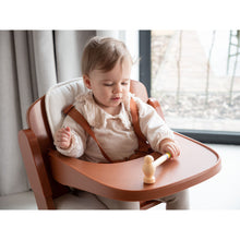 Load image into Gallery viewer, Childhome Evosit High Chair and Feeding Tray - Rust
