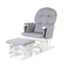 Load image into Gallery viewer, Childhome Gliding Chair Round with Footrest - Grey
