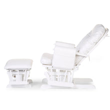 Load image into Gallery viewer, Childhome Gliding Chair Round with Footrest - White
