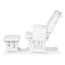 Load image into Gallery viewer, Childhome Gliding Chair Round with Footrest - White
