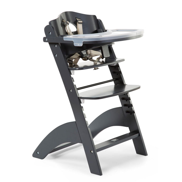 Childhome Lambda 3 Baby High Chair + Feeding Tray - Anthracite