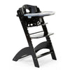 Childhome Lambda 3 Baby High Chair + Feeding Tray - Black