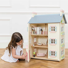 Load image into Gallery viewer, Le Toy Van Cherry Tree Hall Wooden Dolls House
