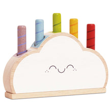 Load image into Gallery viewer, Le Toy Van Rainbow Cloud Pop-Up Toy - 6 Piece
