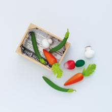 Load image into Gallery viewer, Le Toy Van Wooden Market Crate - Harvest Vegetables
