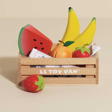 Load image into Gallery viewer, Le Toy Van Wooden Market Crate - Smoothie Fruit
