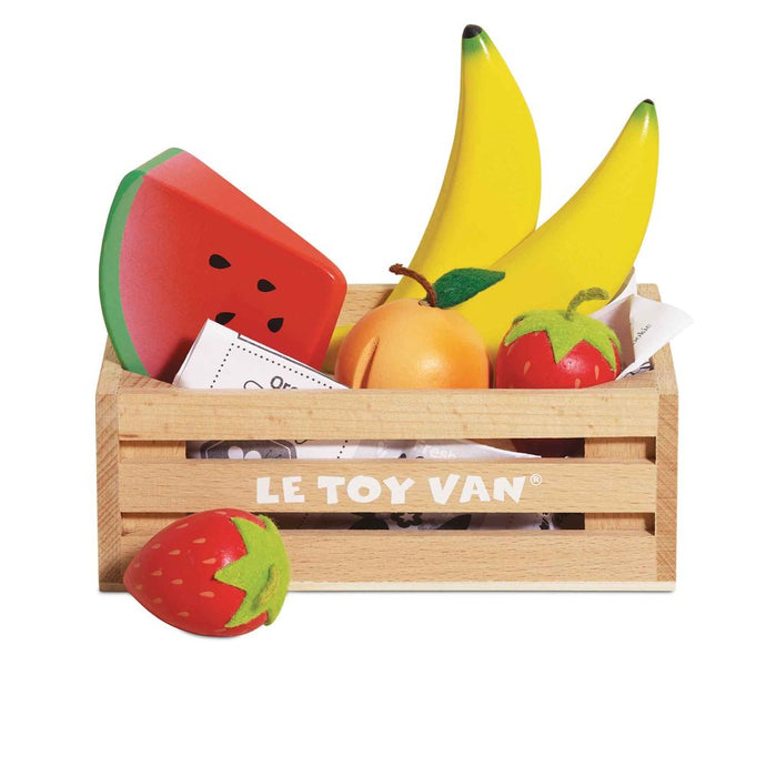 Le Toy Van Wooden Market Crate - Smoothie Fruit