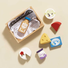 Load image into Gallery viewer, Le Toy Van Wooden Market Crate - Cheese &amp; Dairy
