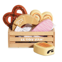 Load image into Gallery viewer, Le Toy Van Wooden Market Crate - Bakery &amp; Patisserie
