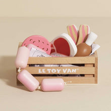 Load image into Gallery viewer, Le Toy Van Wooden Market Crate - Butchers Meat
