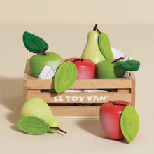 Load image into Gallery viewer, Le Toy Van Wooden Market Crate - Orchard Fruits
