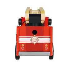 Load image into Gallery viewer, Le Toy Van Wooden Fire Engine
