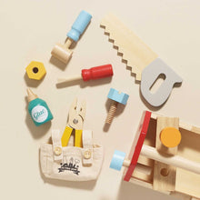 Load image into Gallery viewer, Le Toy Van Wooden Tool Box &amp; Tools
