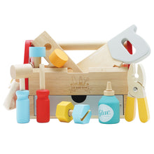 Load image into Gallery viewer, Le Toy Van Wooden Tool Box &amp; Tools
