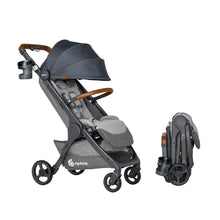 Load image into Gallery viewer, Ergobaby Metro+ Deluxe Compact City Stroller - London Grey
