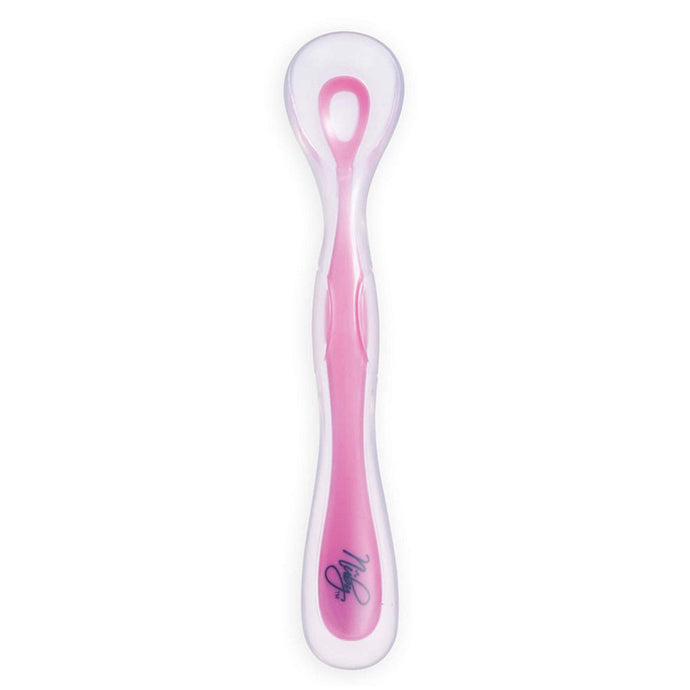 Nuby Silicone Soft Edge Spoon - Pink