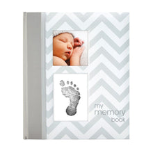 Load image into Gallery viewer, Pearhead Chevron Babybook - Grey
