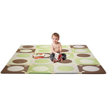 Load image into Gallery viewer, Skip Hop Playspot Foam Floor Tiles -  Green/Brown
