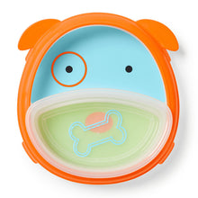 Load image into Gallery viewer, Skip Hop Zoo Smart Serve Plate &amp; Bowl - Dog
