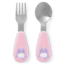 Load image into Gallery viewer, Skip Hop Zoo Utensils Fork &amp; Spoon - Narwhal
