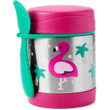 Load image into Gallery viewer, Skip Hop Zoo Insulated Food Jar - Flamingo
