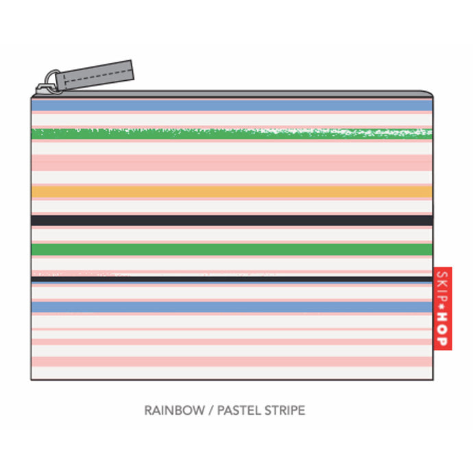 Skip Hop Zip Case - Rainbow Stripe