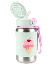 Load image into Gallery viewer, Skip Hop Spark Style Stainless Steel Straw Bottle - Ice Cream
