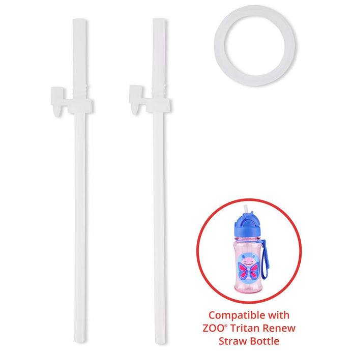 Skip Hop ZOO Extra Straws 2pk Tritan Renew