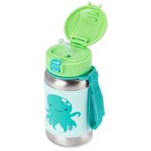 Load image into Gallery viewer, Skip Hop Zoo Stainless Steel Straw Bottle - Octopus

