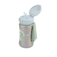 Load image into Gallery viewer, Skip Hop Besties Squad Stainless Steel Straw Bottle - Dino
