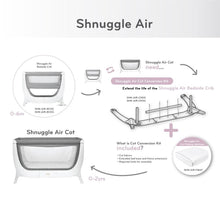 Load image into Gallery viewer, Shnuggle Air Bedside Crib - Dove Grey
