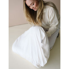 Load image into Gallery viewer, Snuggle Me Natural Infant Lounger with Natural Cover
