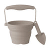 Scrunch Seedling Pot with Trowel - Mushroom